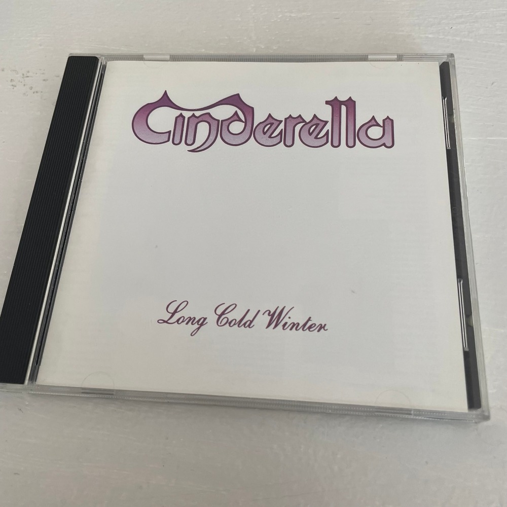 Cinderella Long Cold Winter CD 1988 Mercury CRC Club Edition Glam Metal Rock